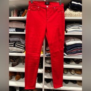 Hudson Jeans Bold Red Denim